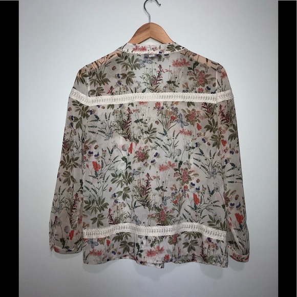 The Kooples Botonic Print Floral Shirt - Picture 5 of 7